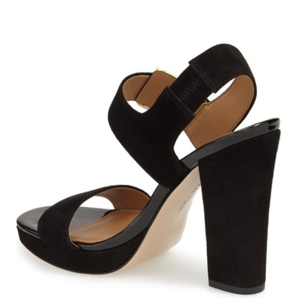Calvin Klein Block Heel Sandal - Picture 2 of 7